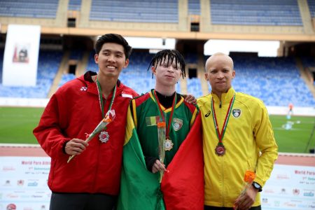 Fédération Handisport Marocain_Marrakech 2023 WPA Grand Prix 9-11 March_James Ethan Ang - 100m T13_05