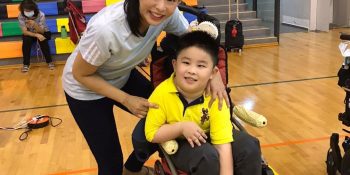 Isaiah and his mother, Angeline